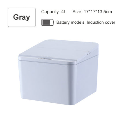 Intelligent induction electric trash bin storage box