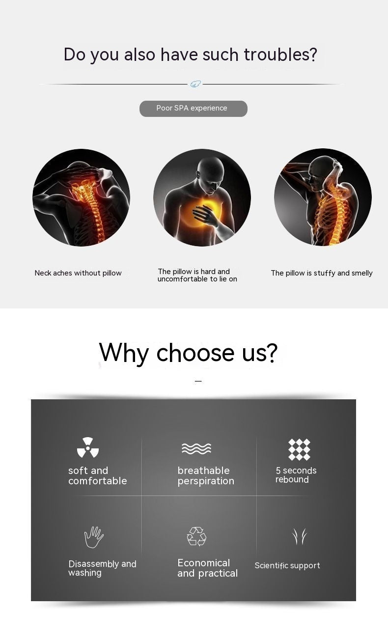 Facial Bed Special Pillow Massage Couch U-shape Pillow