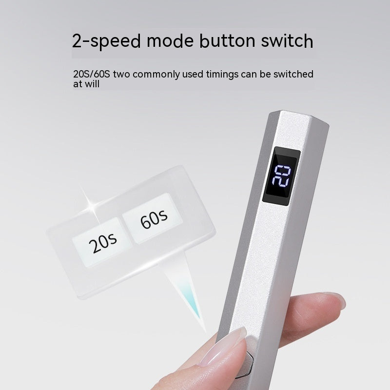 Portable Power Storage Design Manicure In-line Lamps With Display Screen