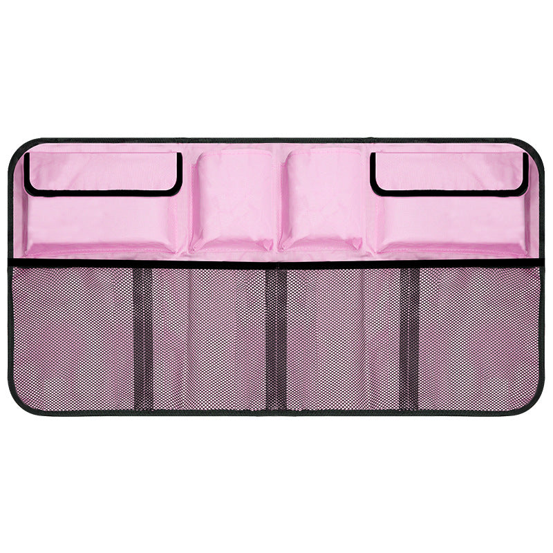Large-capacity SUV Rear Seat Back Bag Sundries Storage Bag With Net Pocket