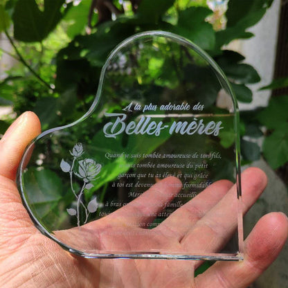 Heart-shaped crystal ornaments customization