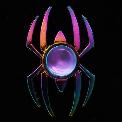 Electroplating colorful fingertip spinning top