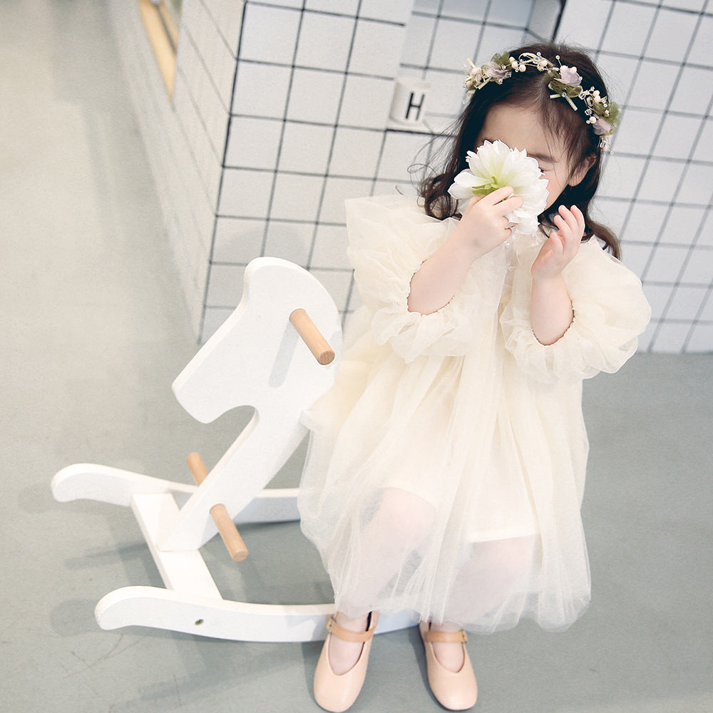 Girl Cute Net Gauze Sweet Princess Wind Dress