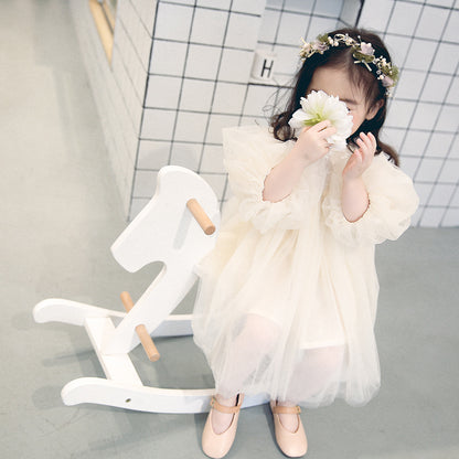 Girl Cute Net Gauze Sweet Princess Wind Dress