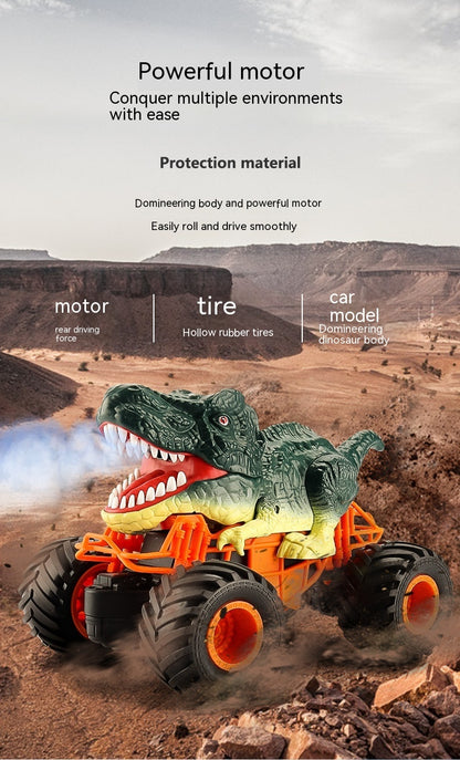 Children's Toy Dinosaur Remote Control Off-road Vehicle Tyrannosaurus Triceratops Rock Crawler