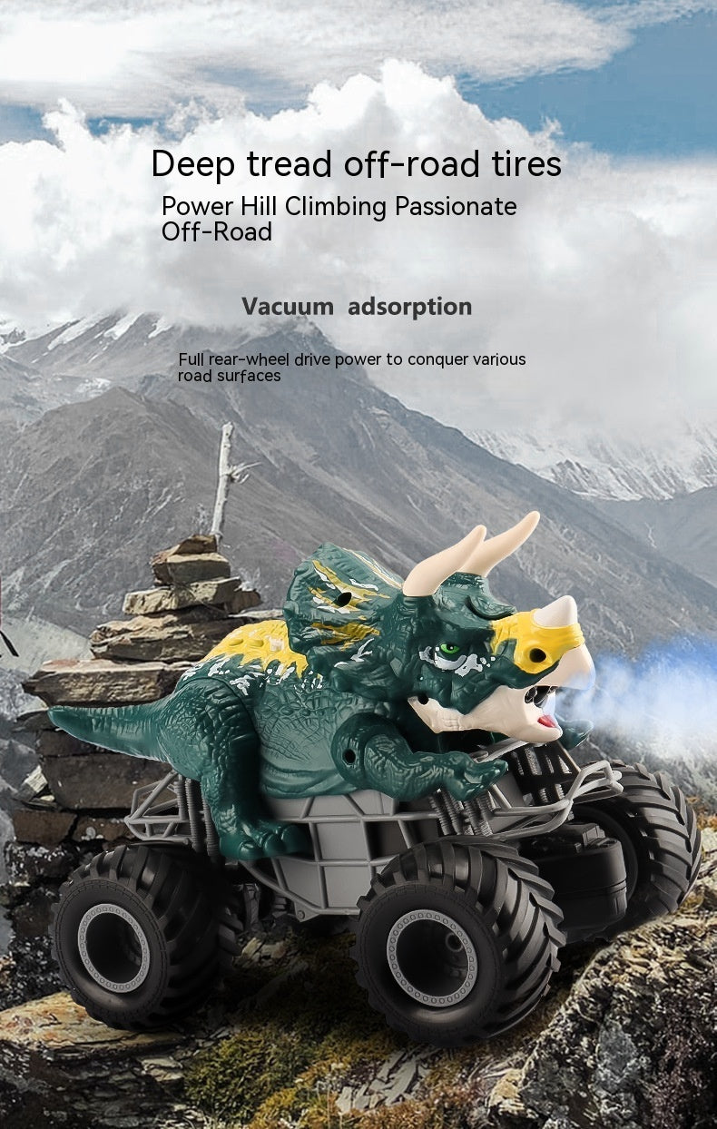 Children's Toy Dinosaur Remote Control Off-road Vehicle Tyrannosaurus Triceratops Rock Crawler