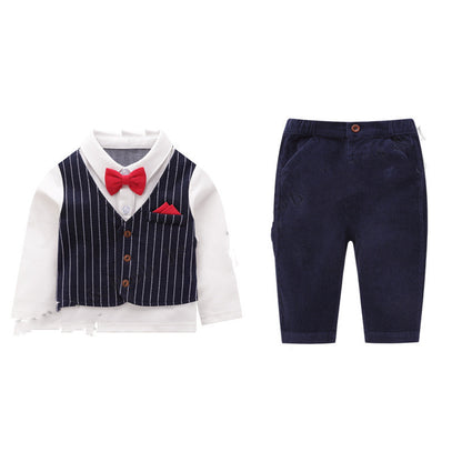 Autumn and winter boy gentleman suit
