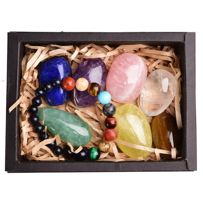 Rough polished bracelet exquisite gift box set