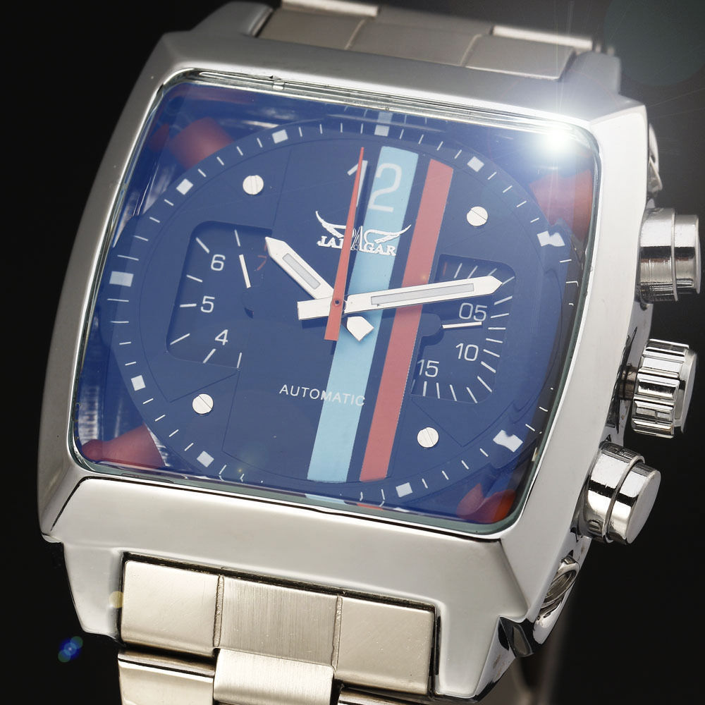 Square TV Date Men's Automatic Mechanical Watch