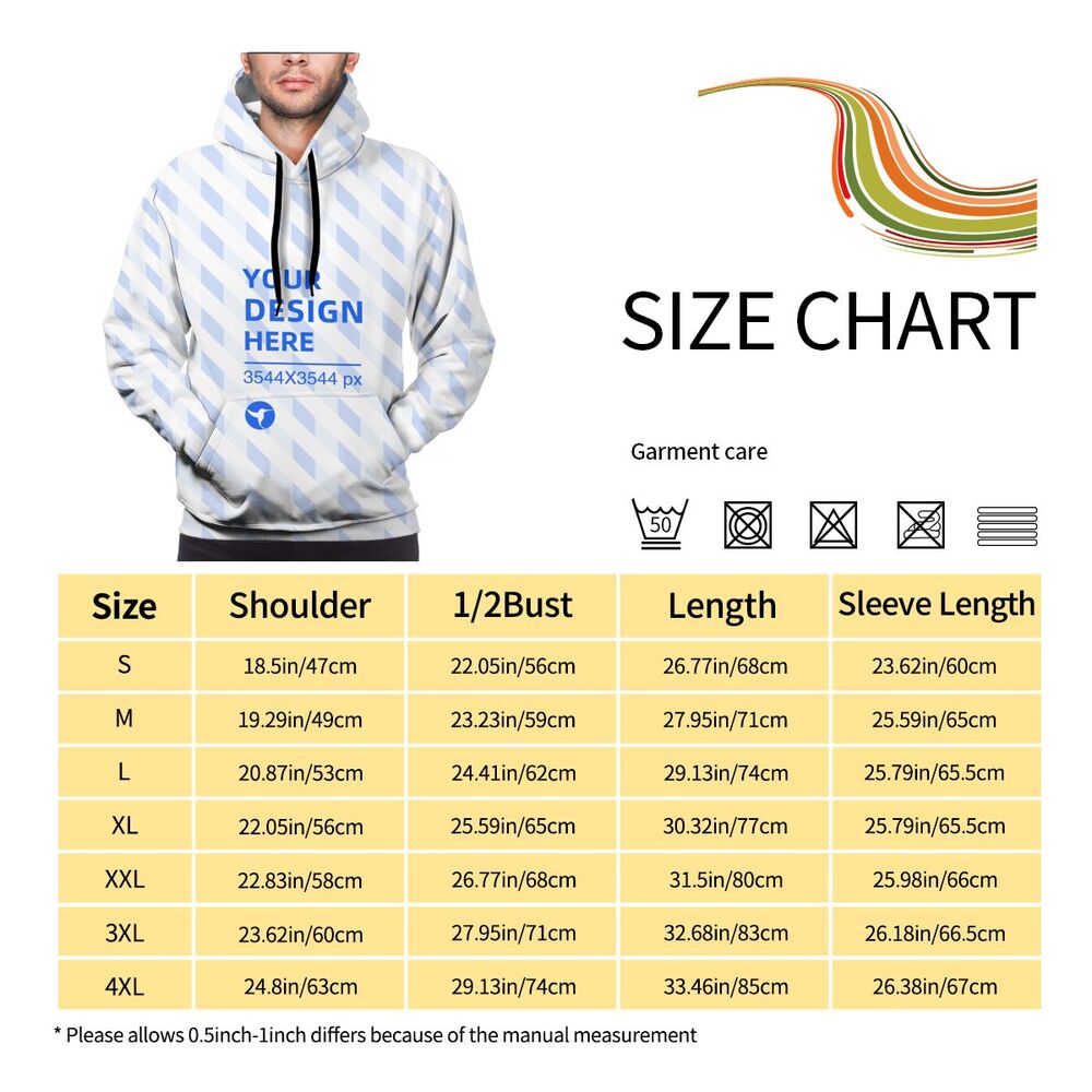CREATE YOUR OWN  Comfortable Men's Hooded Sweatshirt