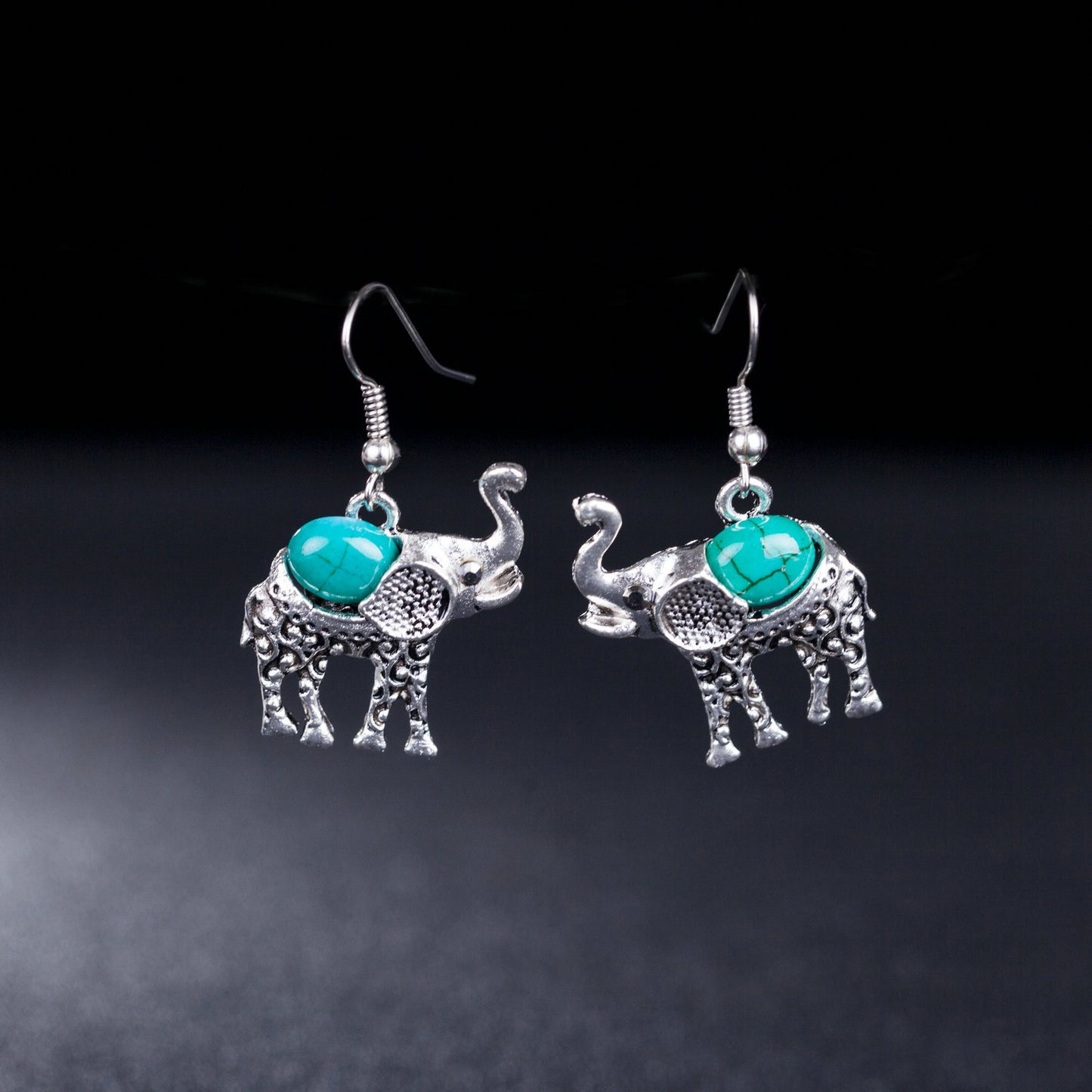 Turquoise Elephant Jewelry Set - FLIPSTYLEZLLC