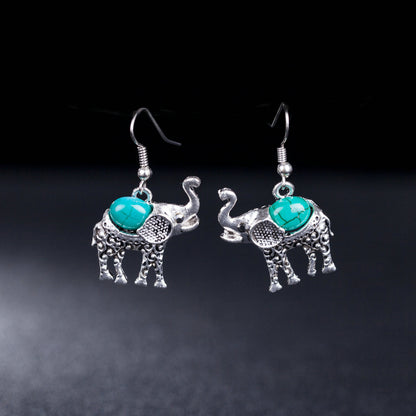 Turquoise Elephant Jewelry Set - FLIPSTYLEZLLC