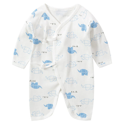 Newborn One-Piece Garment Spring Cotton-Padded Clothes Class A Clothing Bag Fart Suit