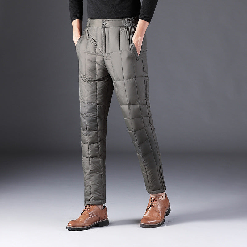 Thicken plus fat high waist plus size warm cotton pants