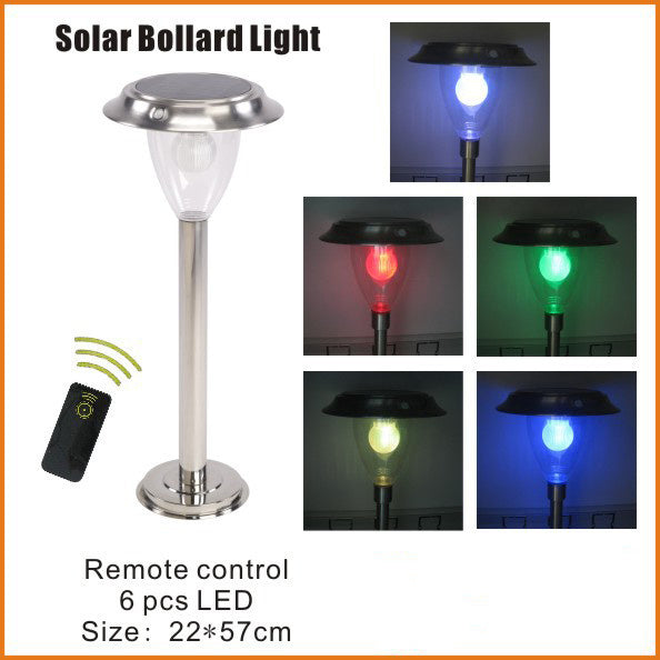 Remote control solar wall light