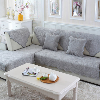 Plush non-slip sofa cushion