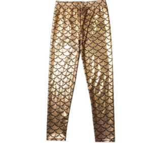 Children's leggings fish scale leggings