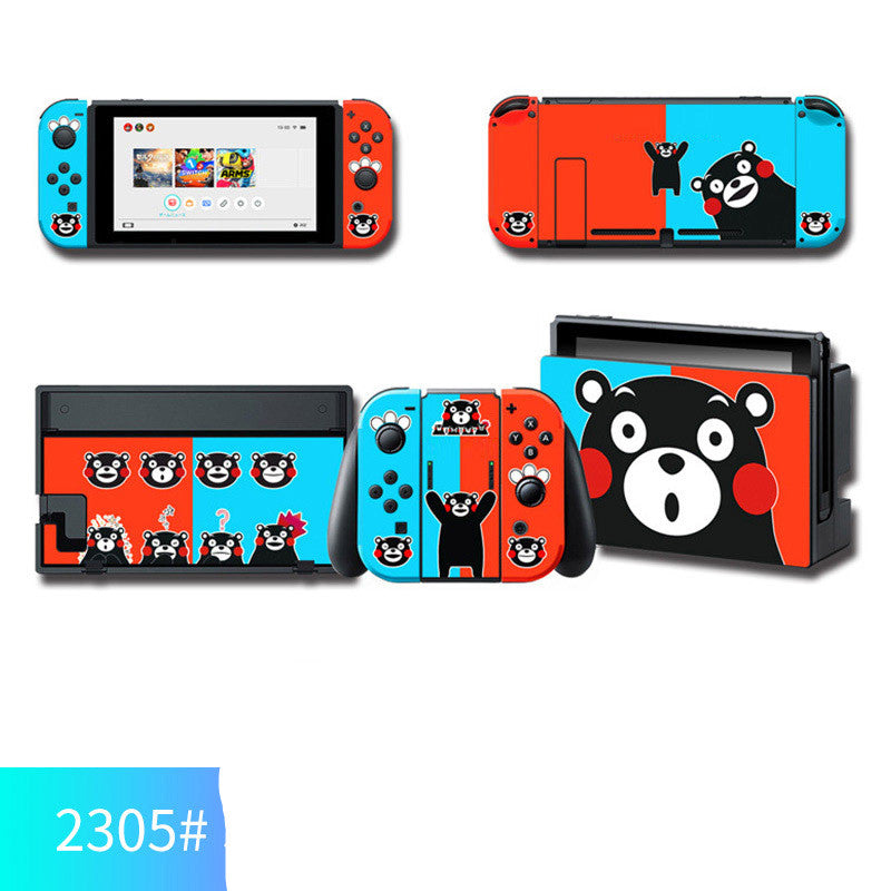 Game console pain machine stickers