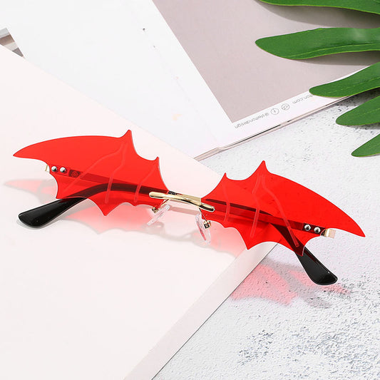 Bat shape personalized glasses