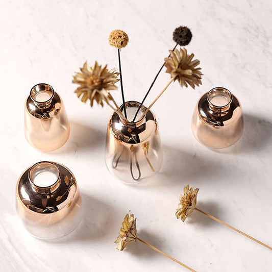 Nordic modern minimalist decoration in glass vase