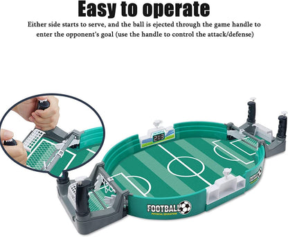 Football Table Interactive Game, Mini Tabletop Football Game Set For Kids, Hand-Eye Coordination Parent-Child Interactive Family Sports Board Game