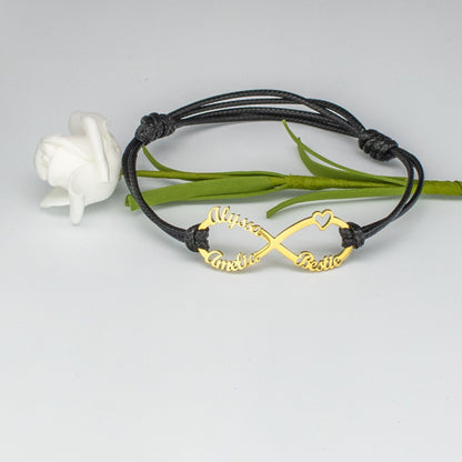 Fashion Gift Lasheng Unlimited Name Bracelet