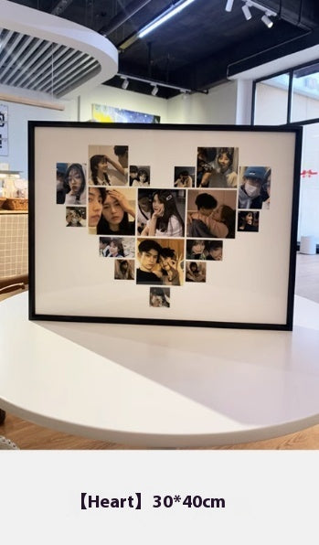 Gong Square Shaped Yi Photo Frame Photo Puzzle Table Decoration