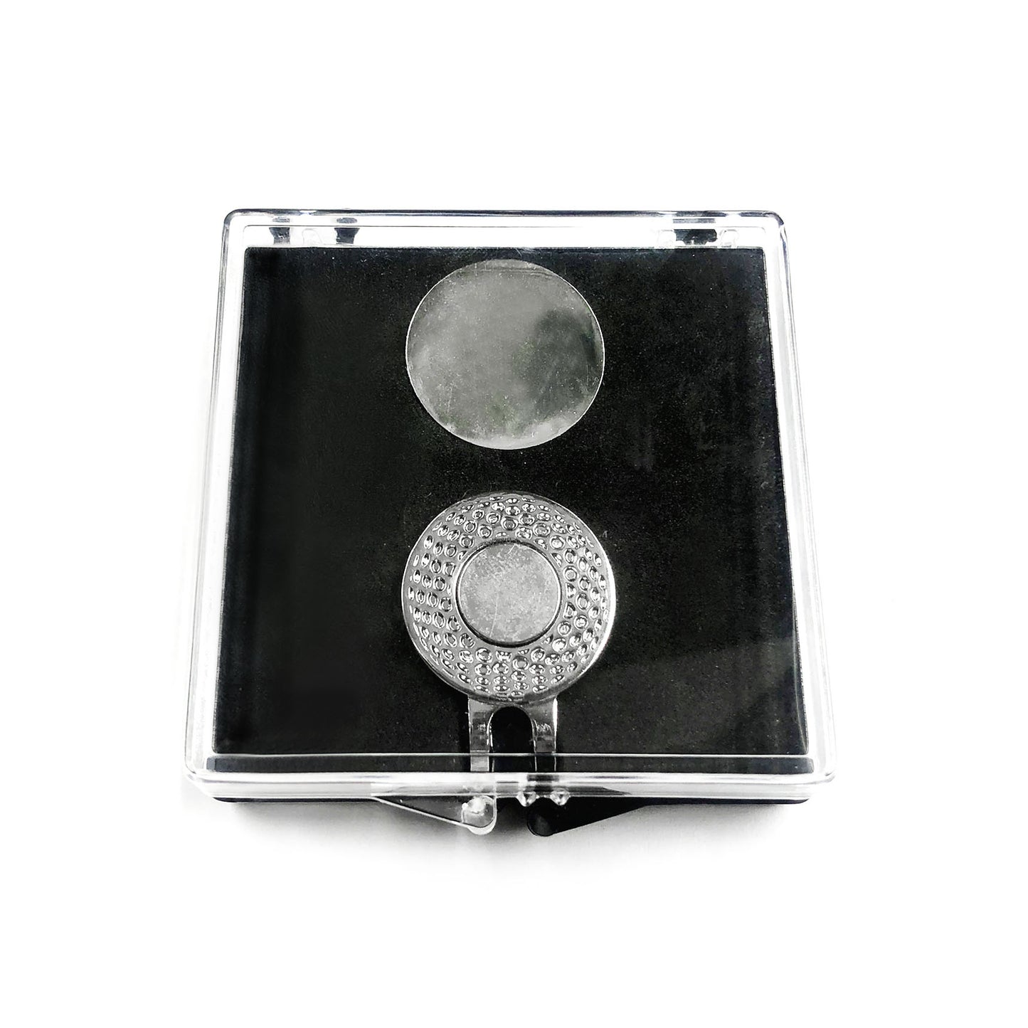 Acrylic Transparent Mark Coin Fork Cap Clip Set Gift Box