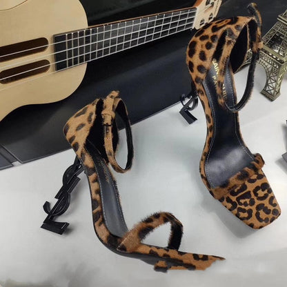 Sandals women's high heels plus size sandals