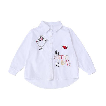 Big child girl hipster shirt