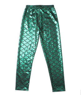 Children's leggings fish scale leggings