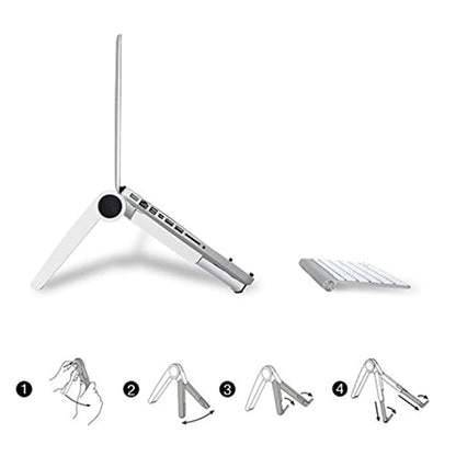 Compatible with Apple, Flounder Desktop Stand iPad Tablet Laptop Aluminum Cooling Stand Triangle