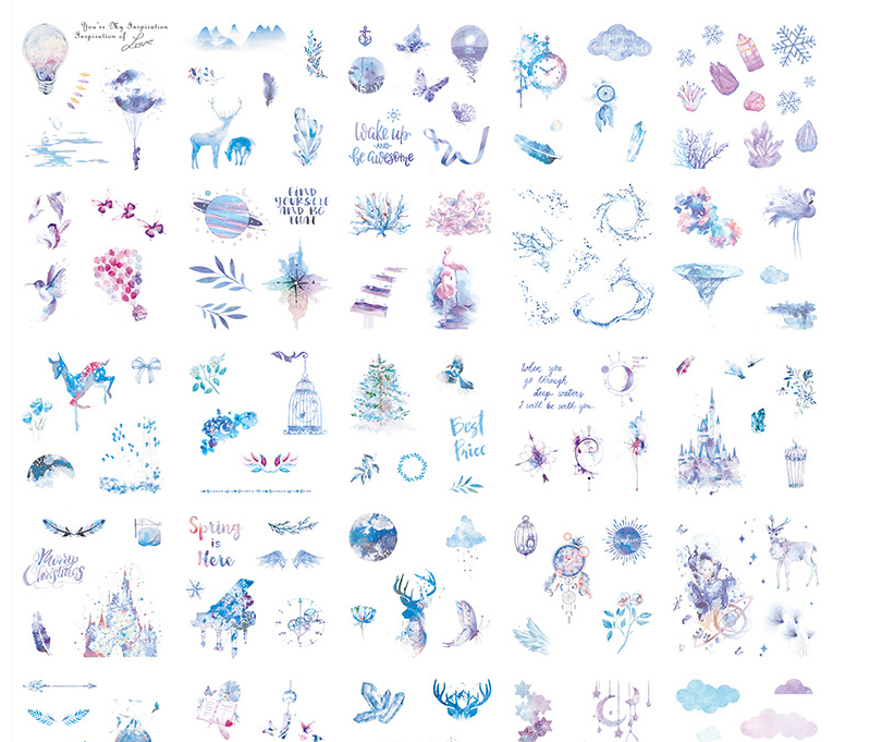 Gift box set sticker