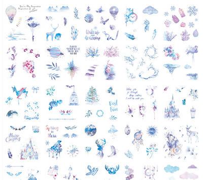 Gift box set sticker