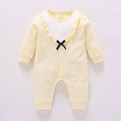Baby autumn princess spring and autumn jumpsuit