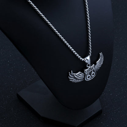 Chain 66 road necklace