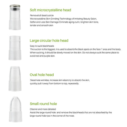 Electric pore suction and acne removing device beauty cleaner