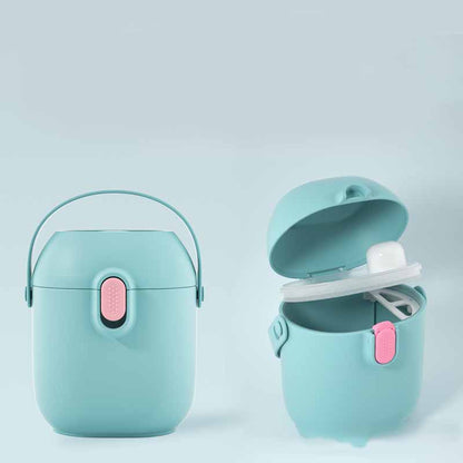 Large Portable Airtight Baby Milk Powder Food Supplement Storage Rice Flour Box Spoon Cereal Infant Toddle Snacks Container