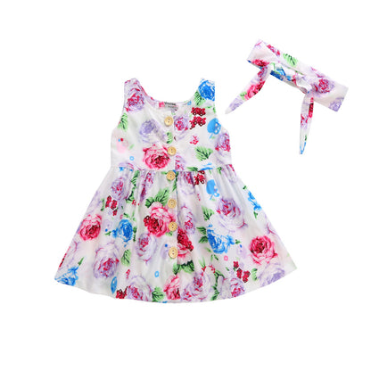 European and American princess dress girls dress