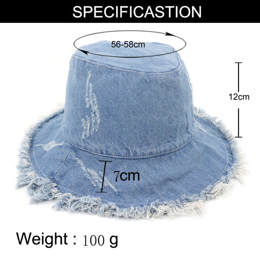 Big edge dome straw hat