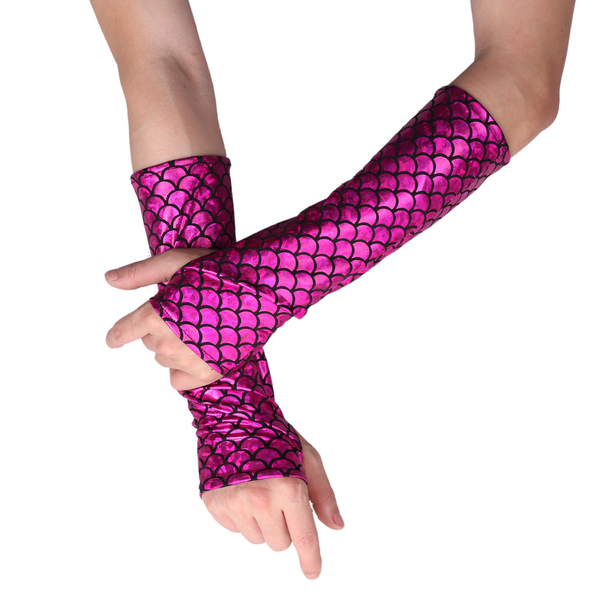 Clothing Accessories Color-changing Magical Mermaid Dress Gloves