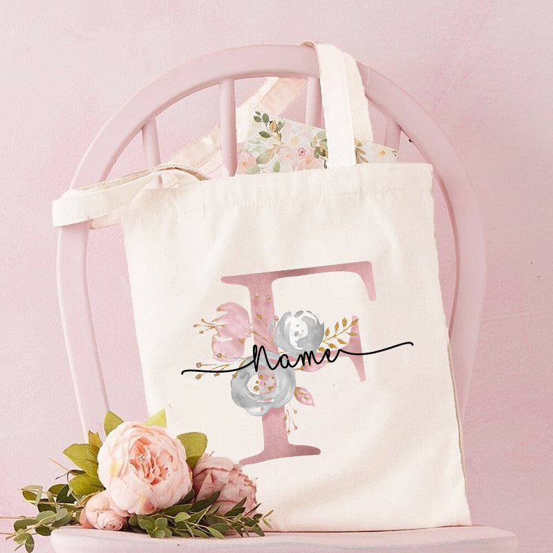 Monogrammed Canvas Bag Women's Tote