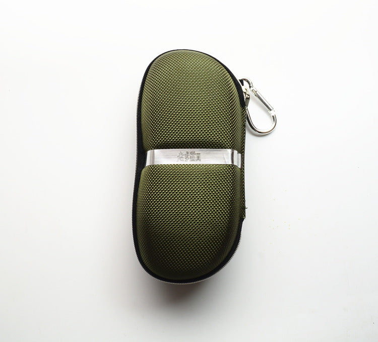 Compression Resistant Zipper Aluminum Hook Sunglasses Box