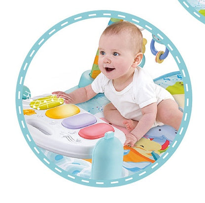 Baby pedal piano music fitness frame baby fitness blanket