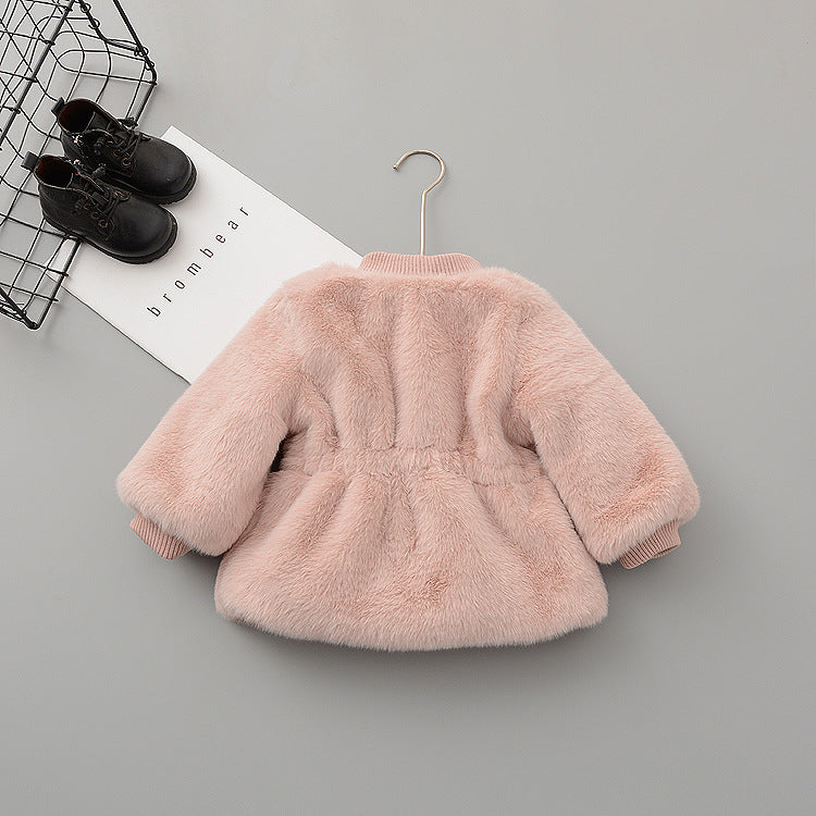 Mink cardigan Princess wool coat