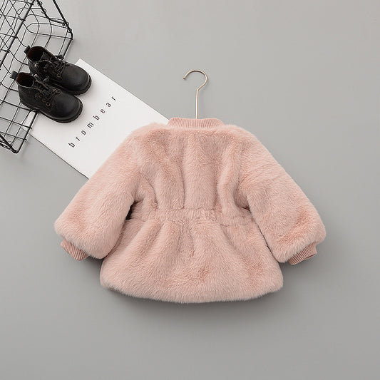Mink cardigan Princess wool coat