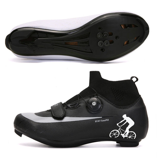 Outdoor Mountain Lock Cycling Shoes Men's Bicycle Power Shoes
