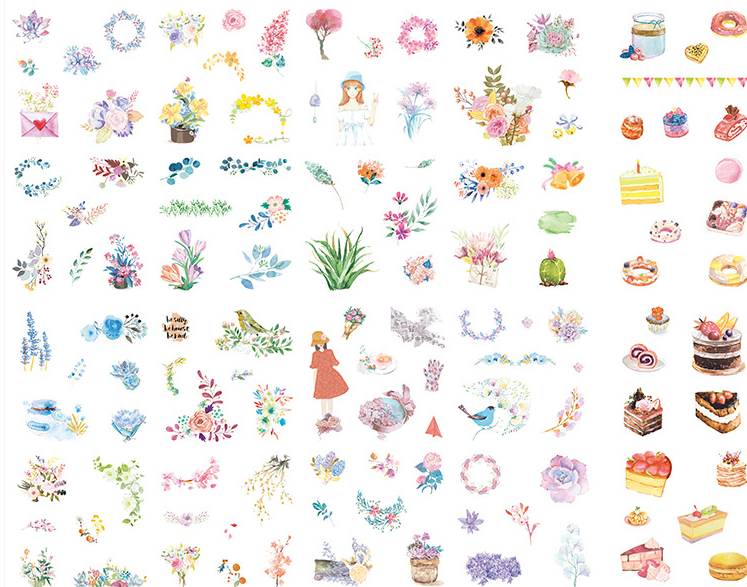 Gift box set sticker