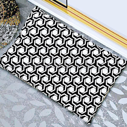 Diatomite soft foot pad absorbent quick drying antiskid bathroom mat