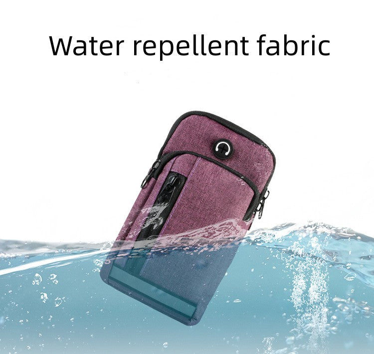 New Mobile Phone Waist Bag Men's Multi-functional Belt 65-inch Vertical Mobile Phone Bag Pannier Bag Shoulder Crossbody Arm Bag Men's And Women's Waist Bag Scooter Bag Waterproof